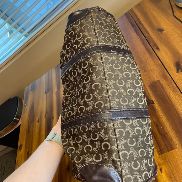 Celine Monogram Canvas Satchel Handbag Vintage - Picture 3 of 11